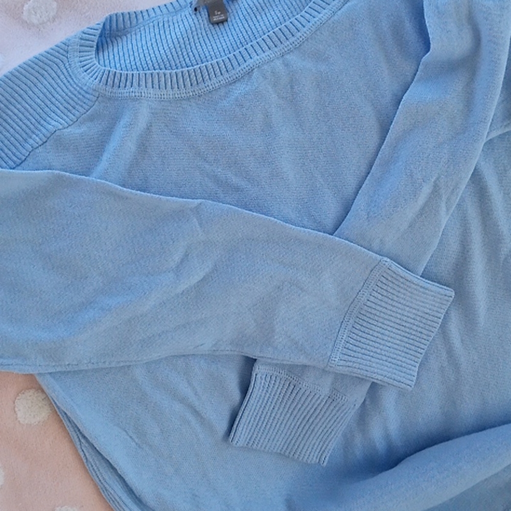 Talbots Cotton /cool poly blend Sweater - Picture 3 of 6